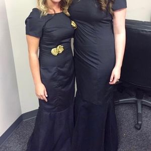 Black Bridesmaid Dress